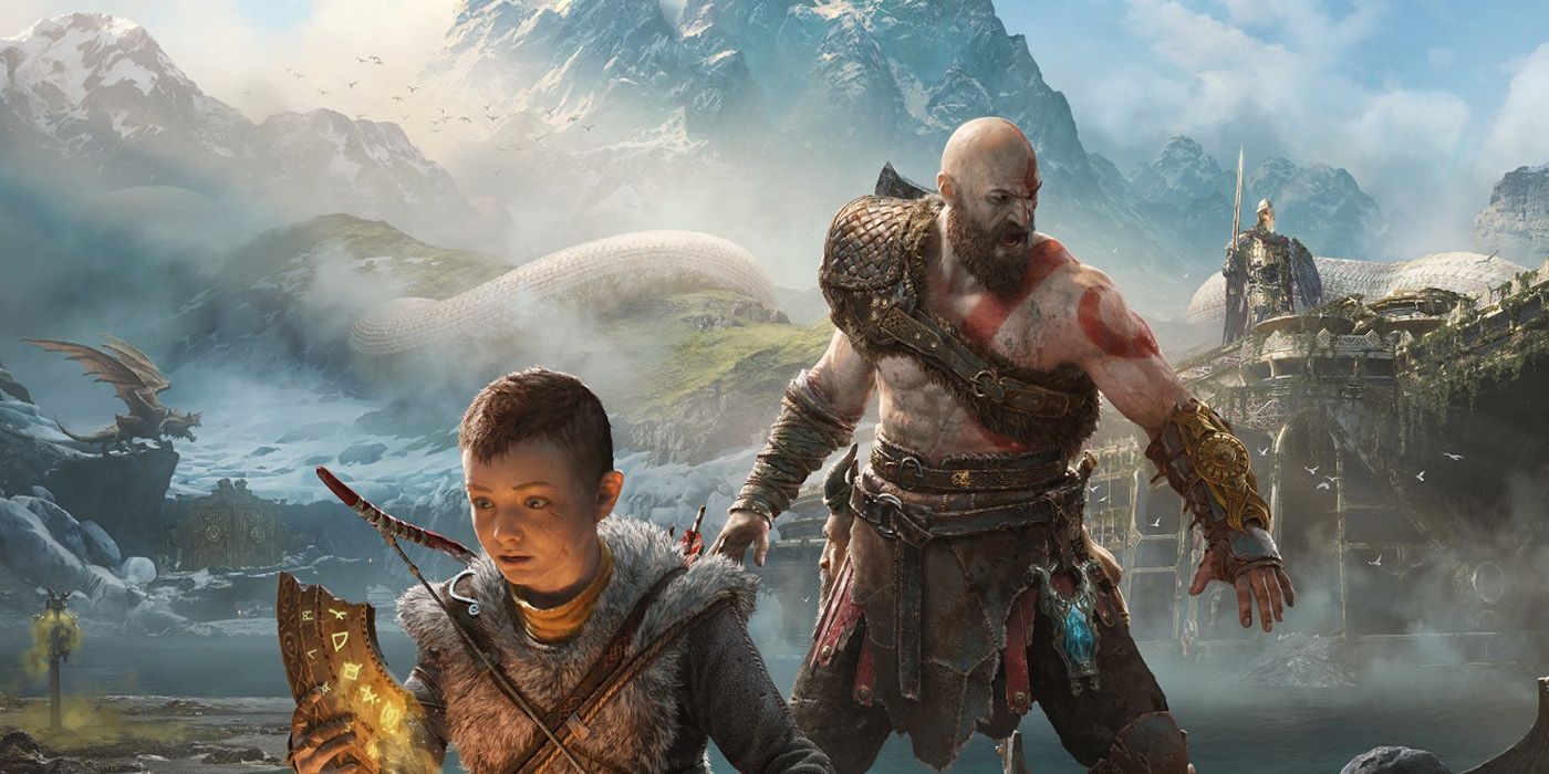 Kratos and Atreus in Midgard
