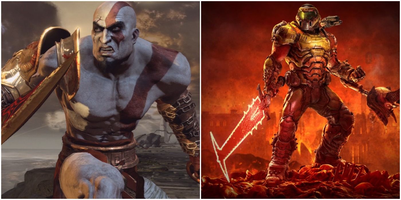 Kratos vs Doom Slayer