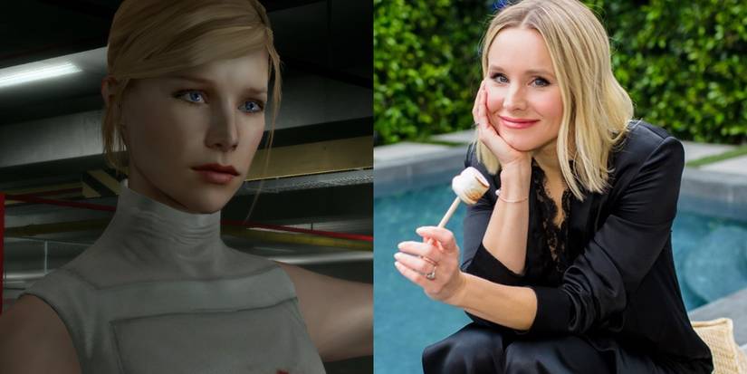 lcucy stillman next to her actress kristen bell