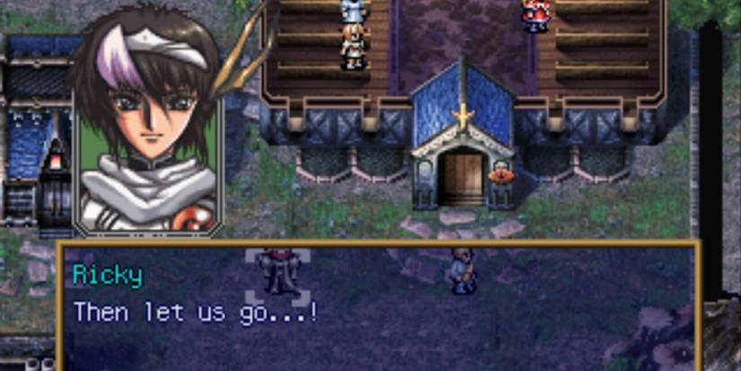 Sega Saturn Langrisser IV Ricky Farewell