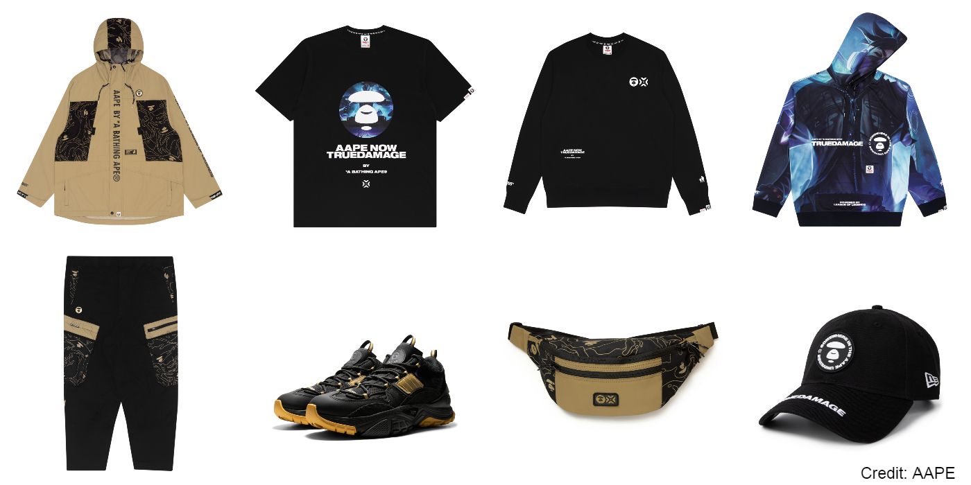 AAPE x League of Legends Collaboration Official, Apparel Collection ...