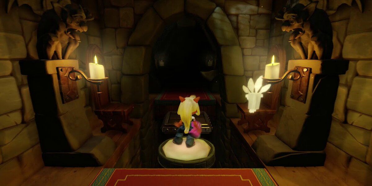 Coco Bandicoot in the level Lights Out