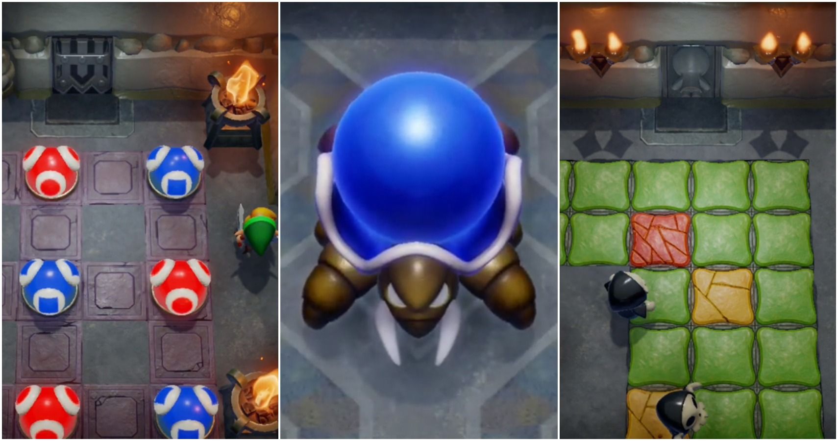 Link's Awakening Color Dungeon: Change your outfit for a stat buff