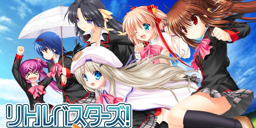 Little Busters Image with all Female Characters
