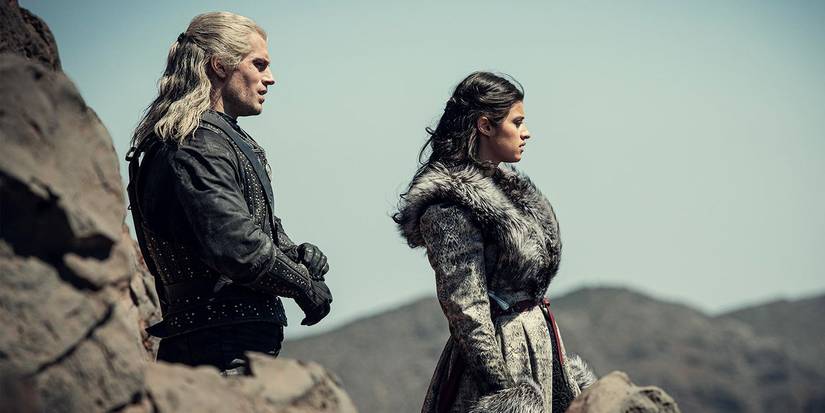 Live action version of Geralt and Yennefer.