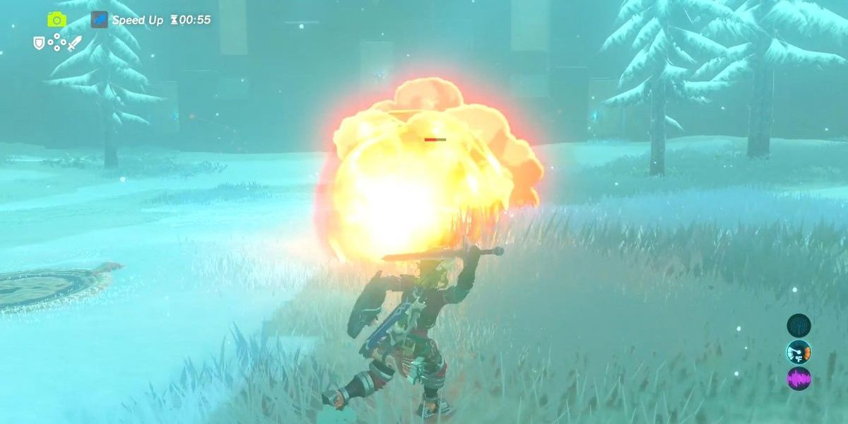 Lynel's fireball attack from Breath of the Wild