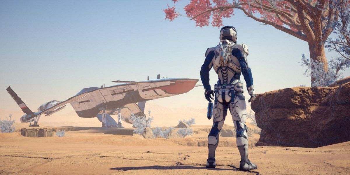 Ryder on Elaaden in Mass Effect: Andromeda