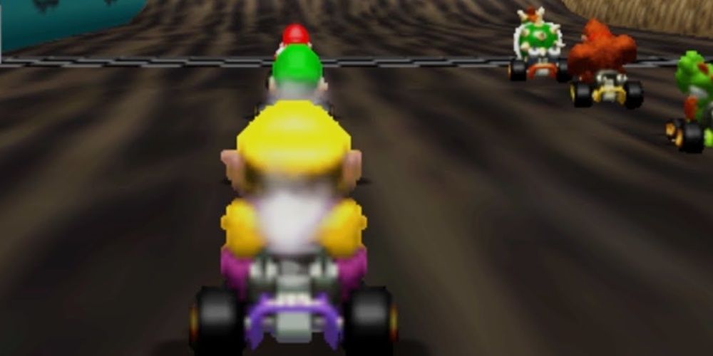 Mario Kart 64 Starting Line Wario