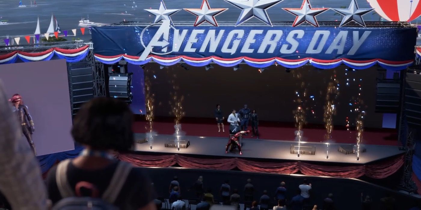 A gameplay screenshot from Marvel's Avengers