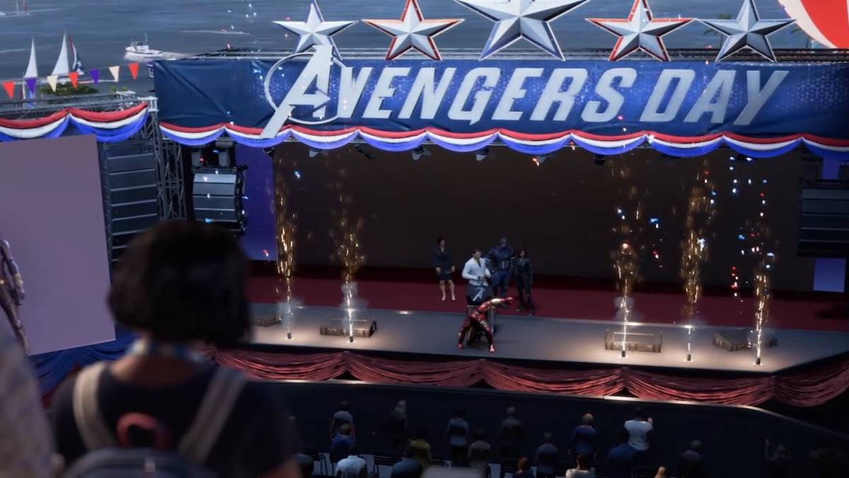 A gameplay screenshot from Marvel's Avengers