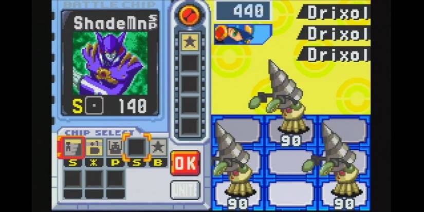 Screenshot of Mega Man Battle Network Drixols