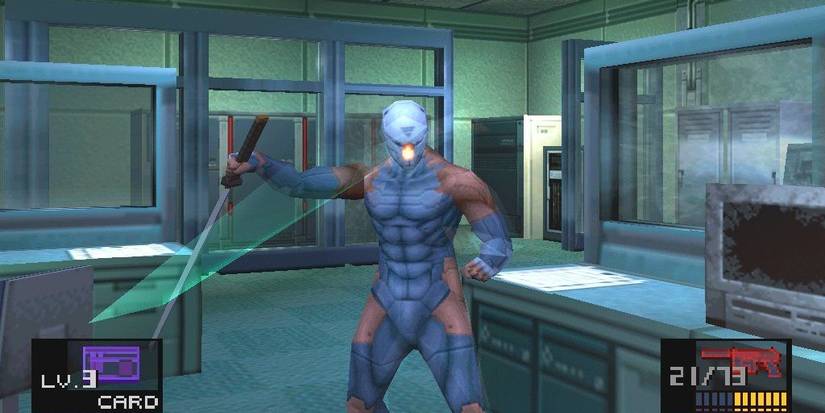 Metal Gear Solid Gray Fox Ninja Sword Boss Fight