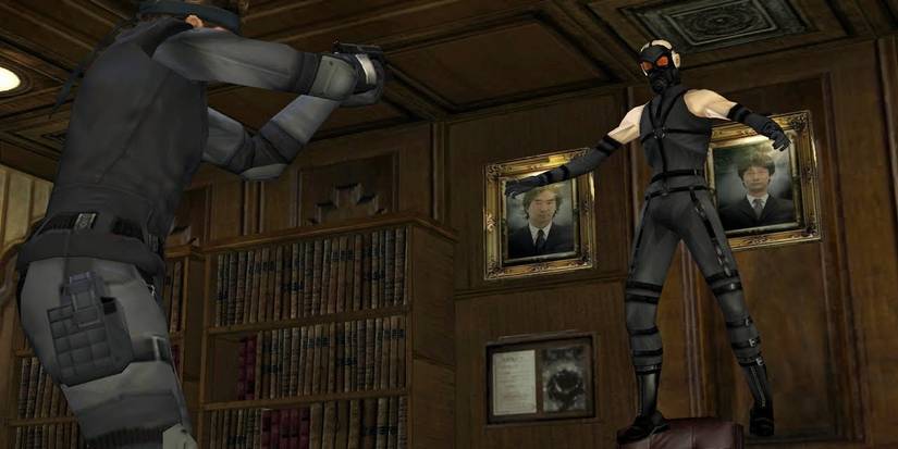 Metal Gear Solid Psycho Mantis Fights Solid Snake Boss Fight