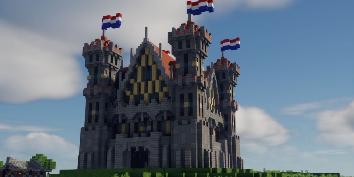 Minecraft Stone Castle Build