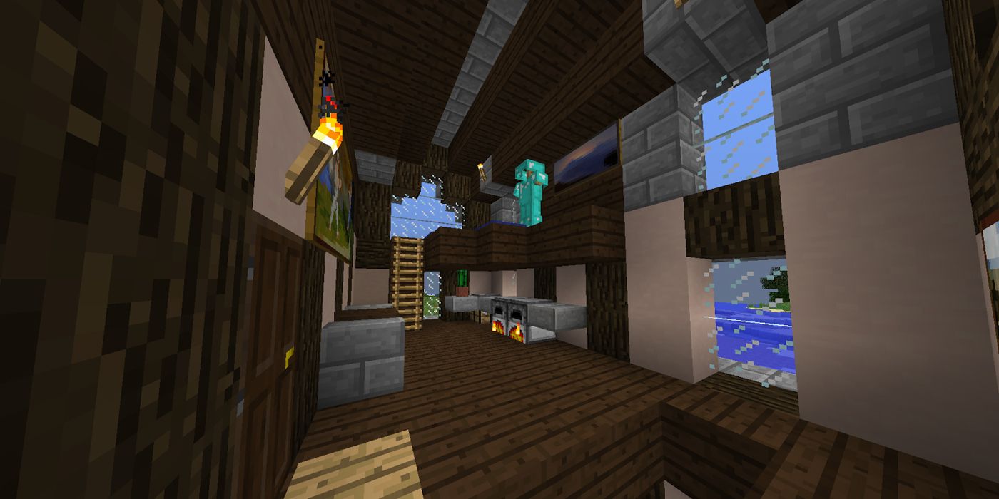 minecraft house interior nice