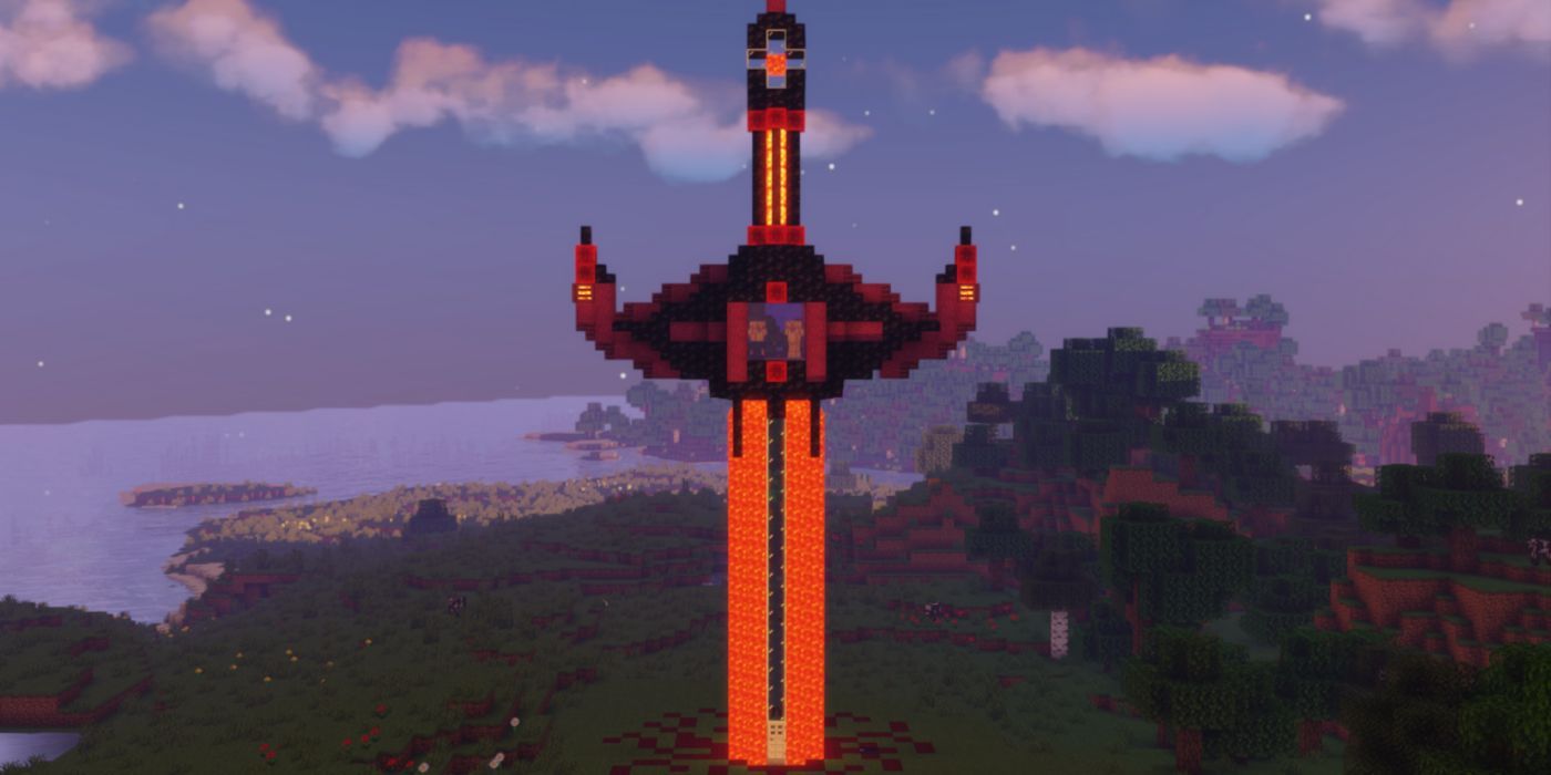 Minecraft Lava Sword Base
