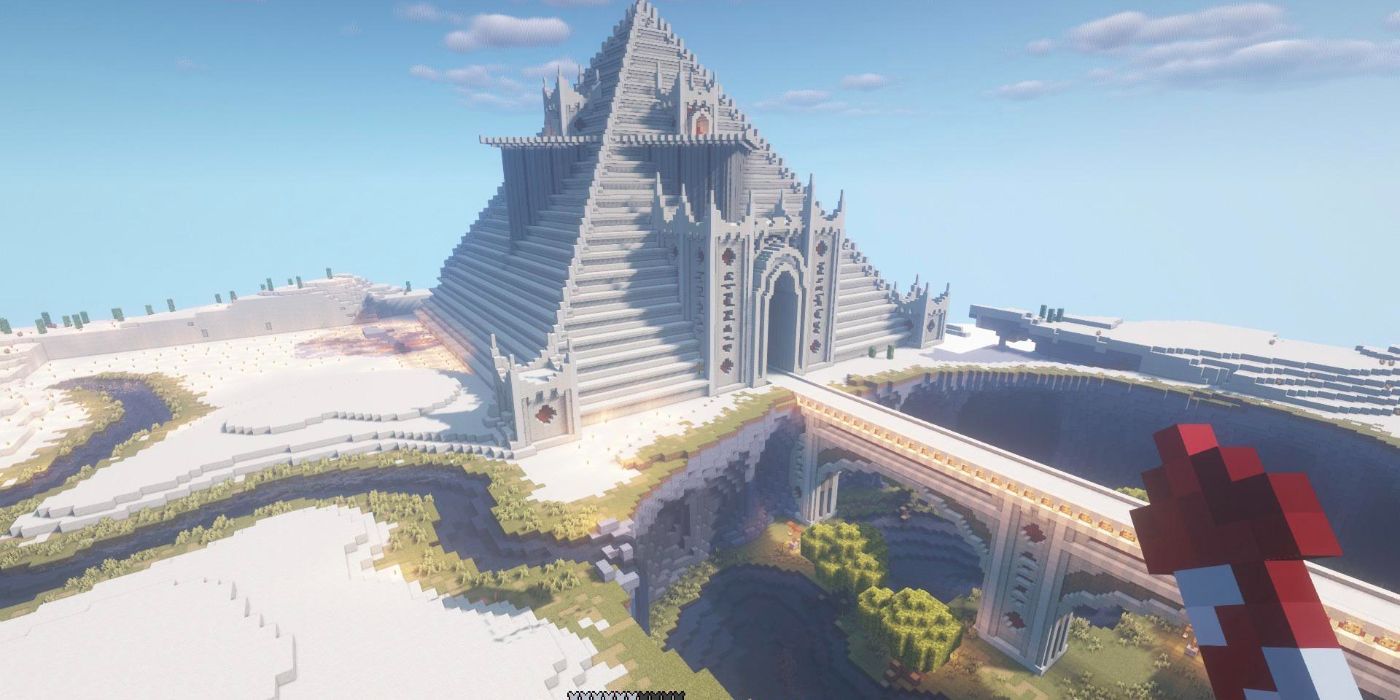 Minecraft Pyramid Home In Desert