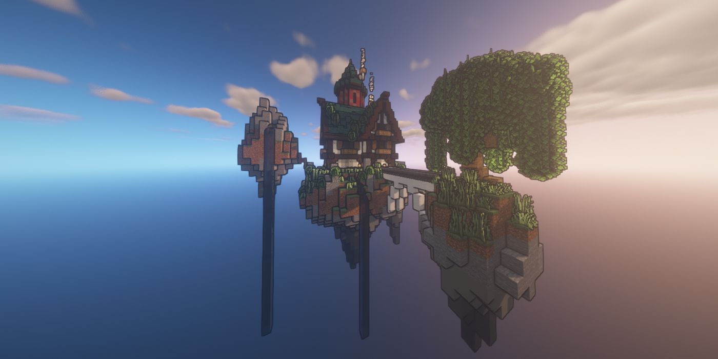 Minecraft House In The Sky
