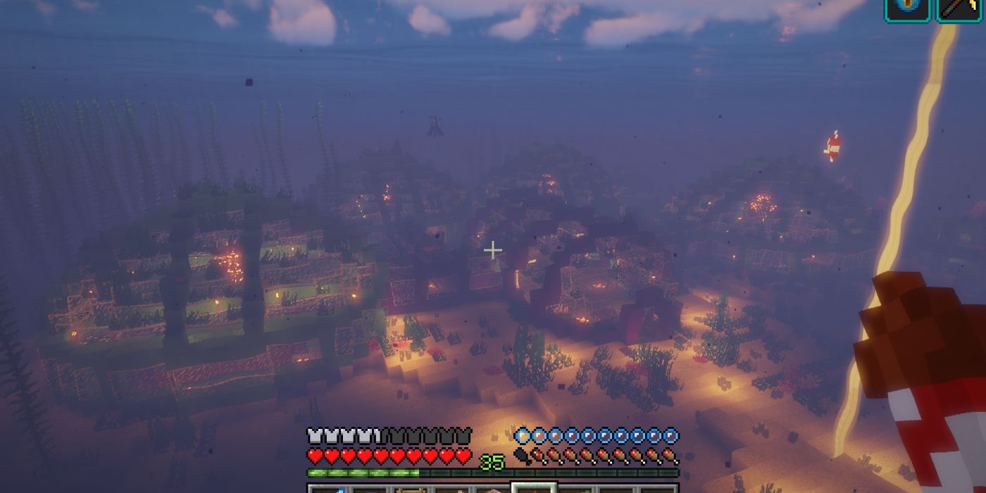 Minecraft House Underwater