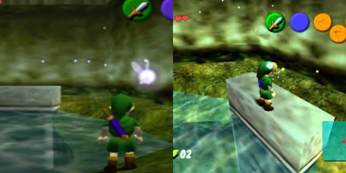 Zelda OOT Navi Dive Glitch