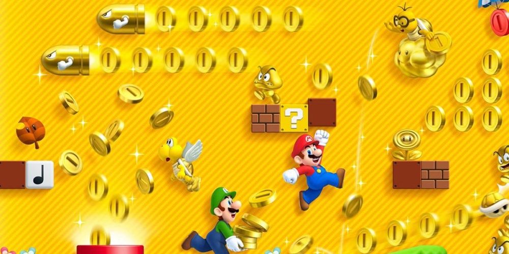New Super Mario Brothers 2 Gold Cover Art