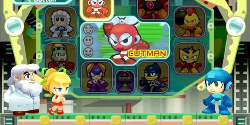 Sony PSP Mega Man Powered Up Robot Master Select Cutman