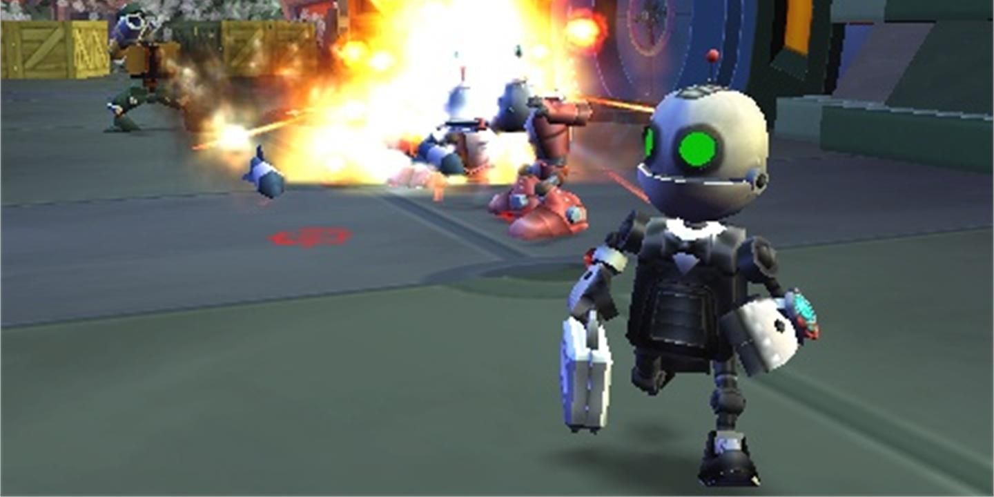 Sony PSP Secret Agent Clank Explosions