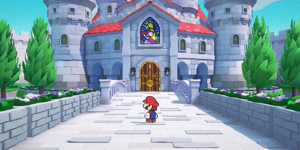 Paper Mario The Origami King Mario In Front