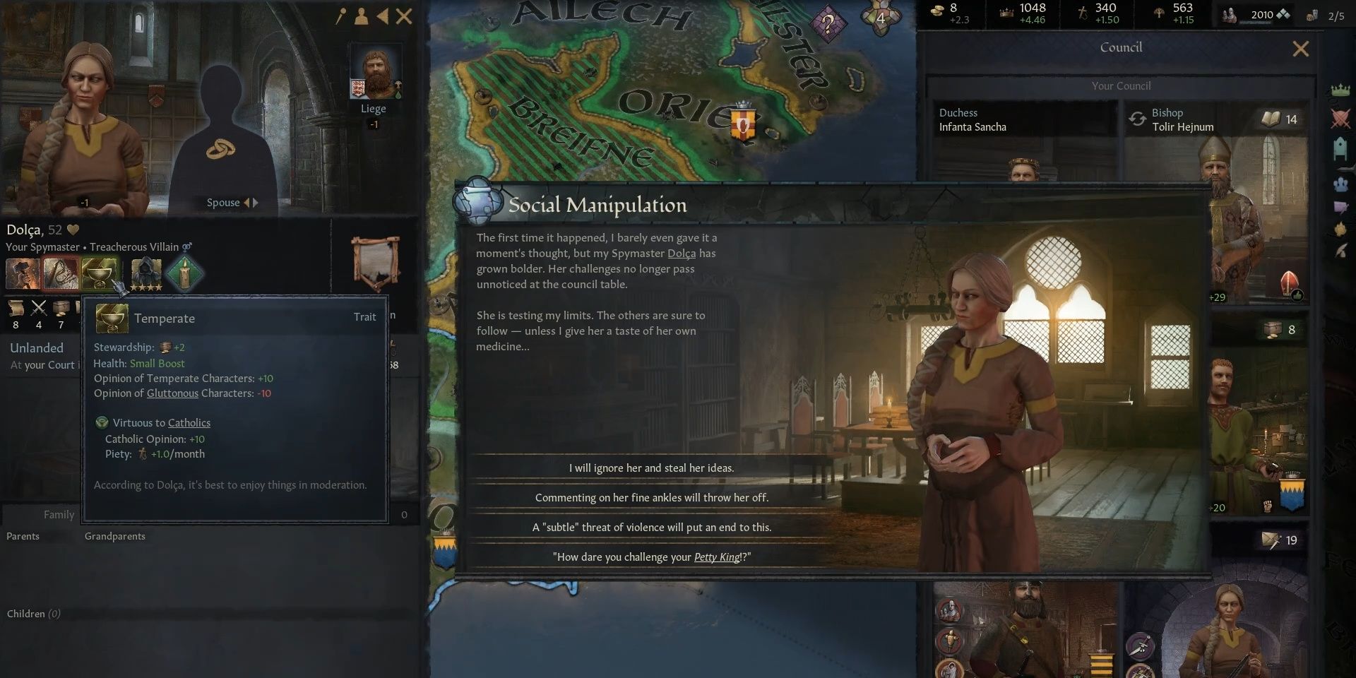 Personality Traits From Crusader Kings 3