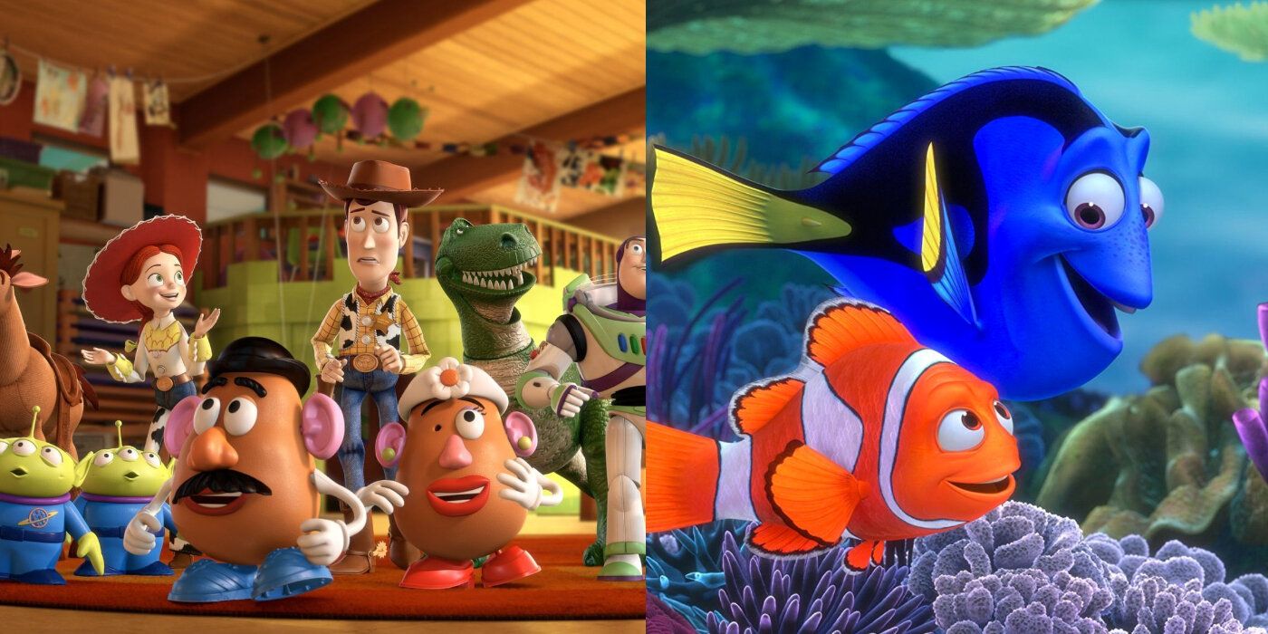 (Left) Promotional image from Toy Story 3 (Right) Promotional image of Finding Nemo