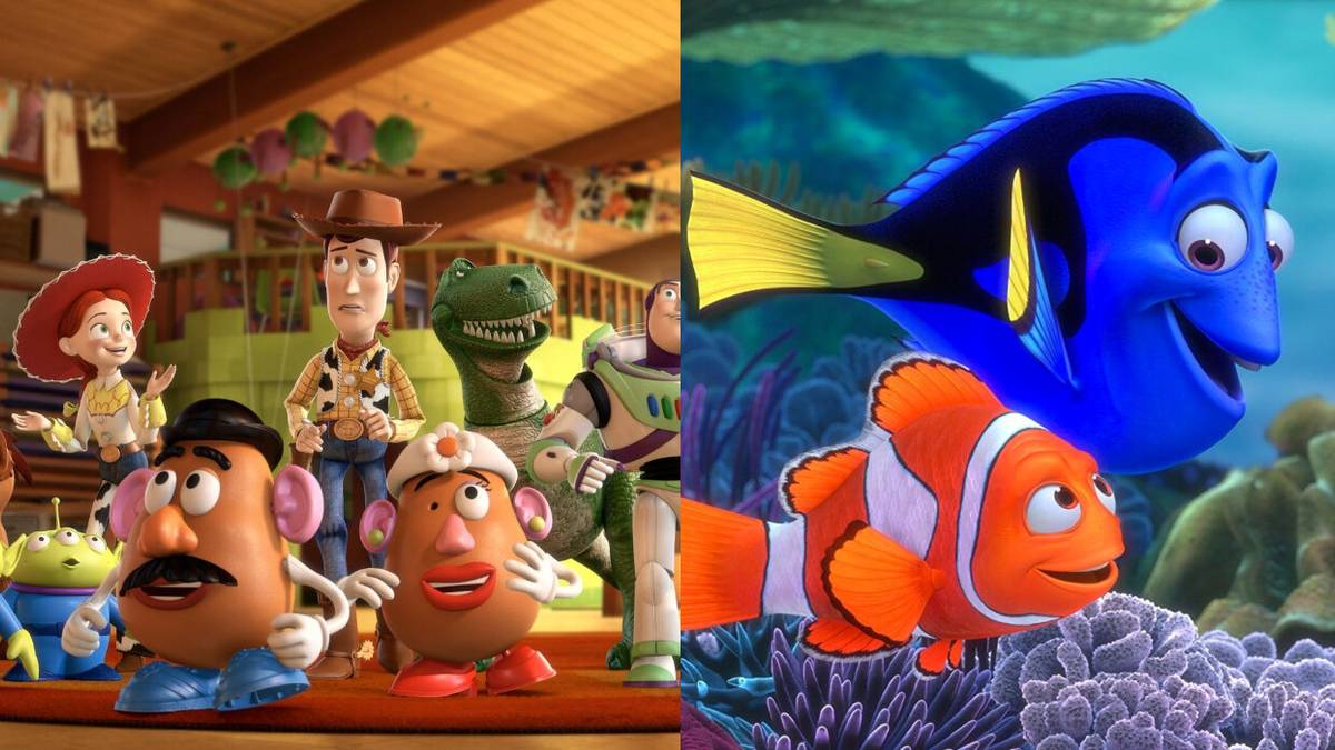 (Left) Promotional image from Toy Story 3 (Right) Promotional image of Finding Nemo