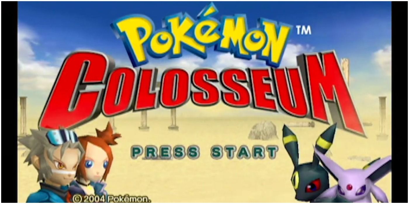 Pokemon Colosseum start screen