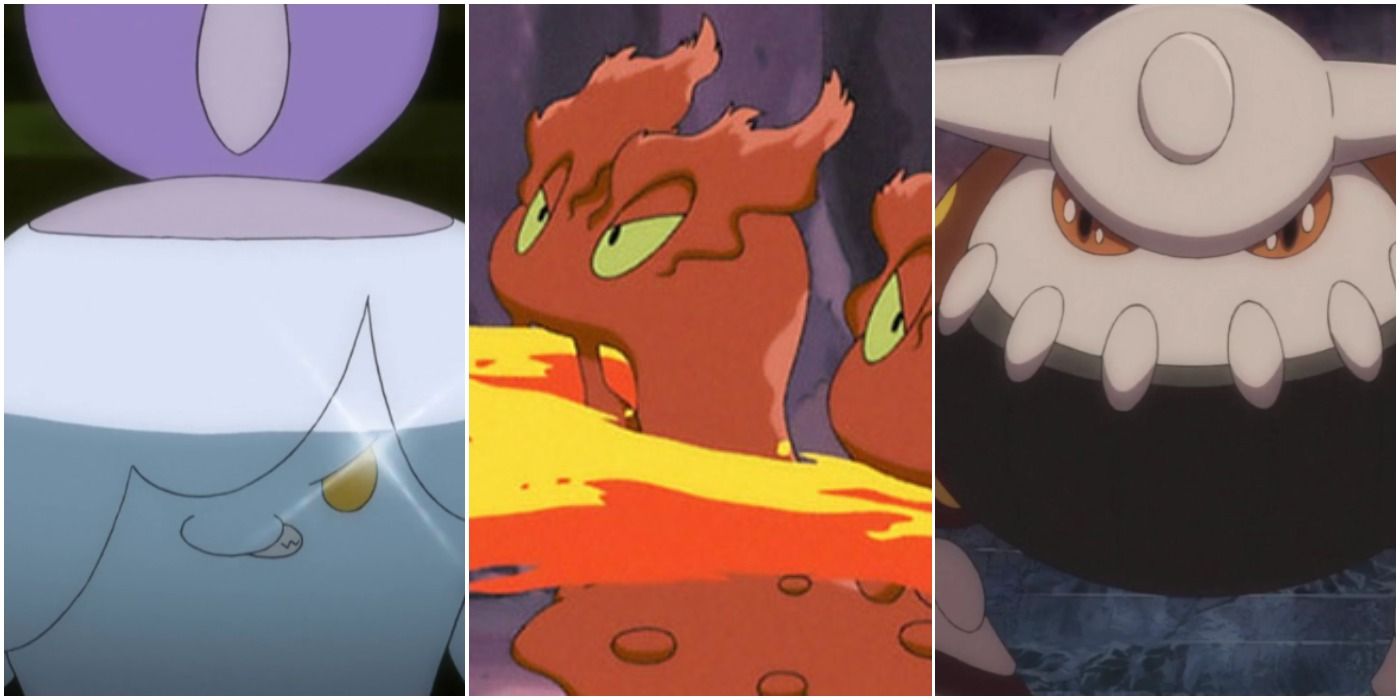 Pokemon Fire-Type Litwick Slugma Heatran Trio Header