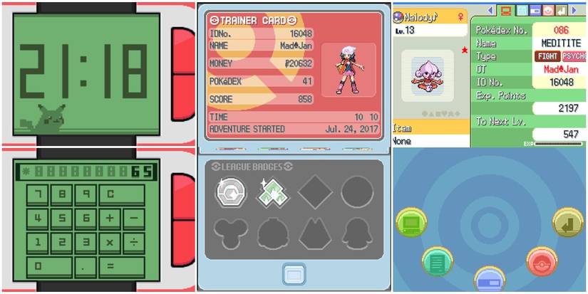 Touchscreen functions from Pokemon Gen 4
