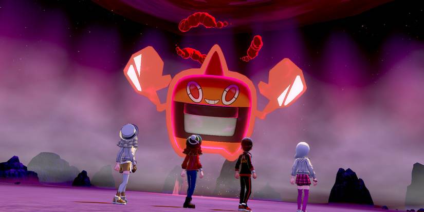 Pokemon Sword Game Heat Rotom Battle