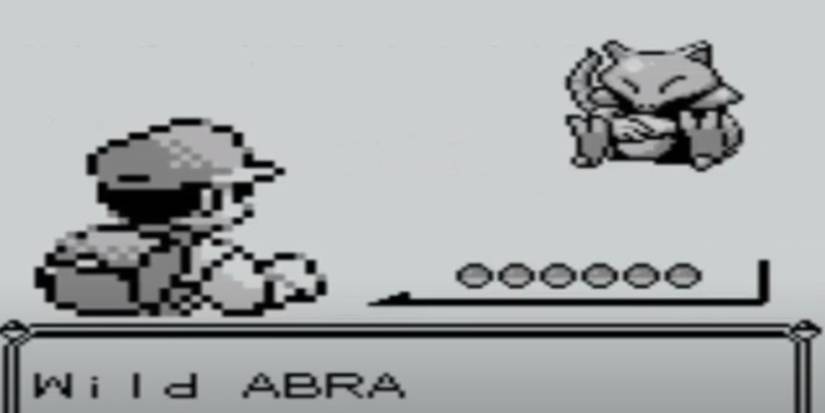 Pokemon Red and Blue wild Abra