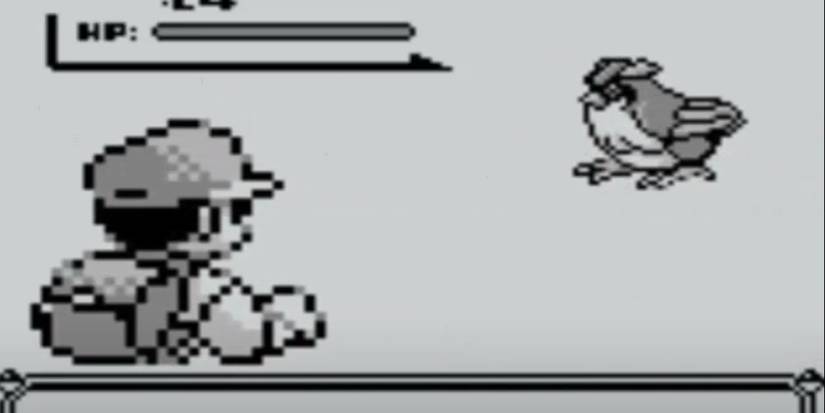 Pokemon Red and Blue wild Pidgey