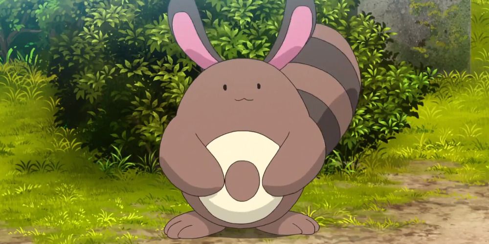 Go's Sentret in the Pokemon Lab