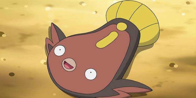 Pokemon Anime Stunfisk Happy
