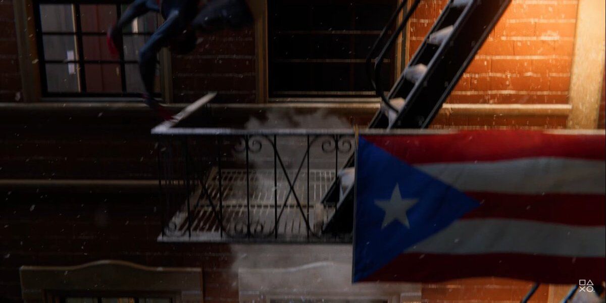 Puerto Rico flag seen on screen.