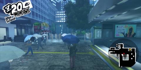 Modern setting in Shibuya in Persona 5 Royal