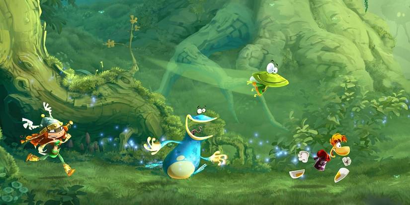 Rayman Legends - Main characters running