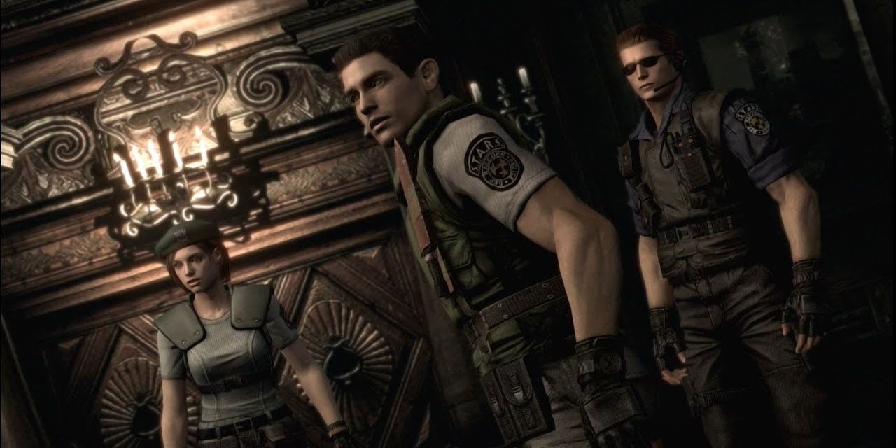 Resident Evil 1 Chris Jill Wesker Spencer Mansion