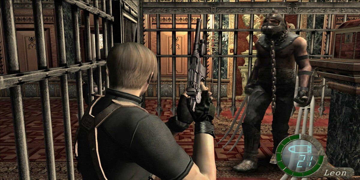 A Garrador in Resident Evil 4