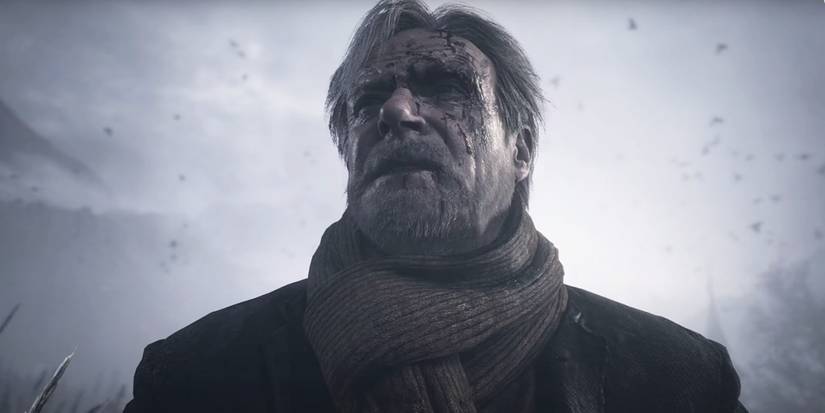 Man standing in scarf