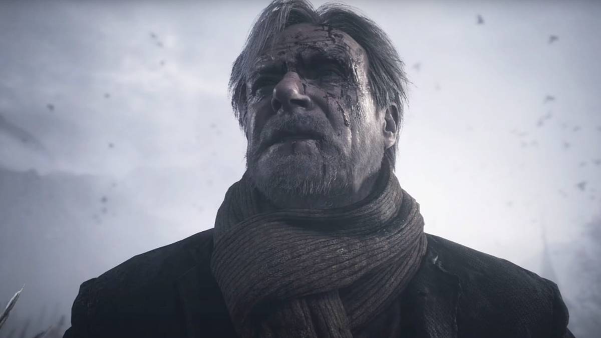 Man standing in scarf