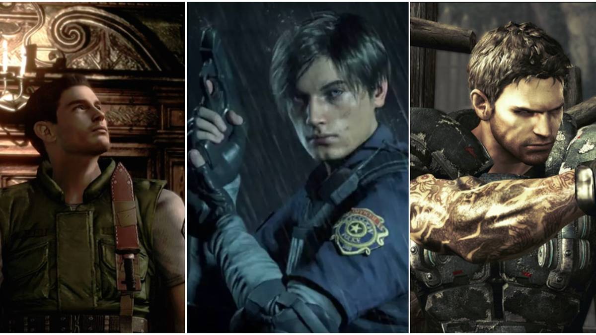 Resident Evil Chris Redfield Leon Kennedy Trio Header