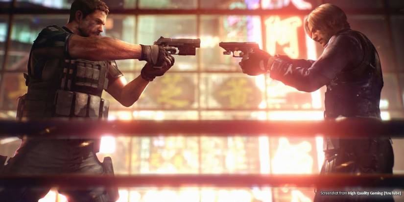 Chris and Leon face off