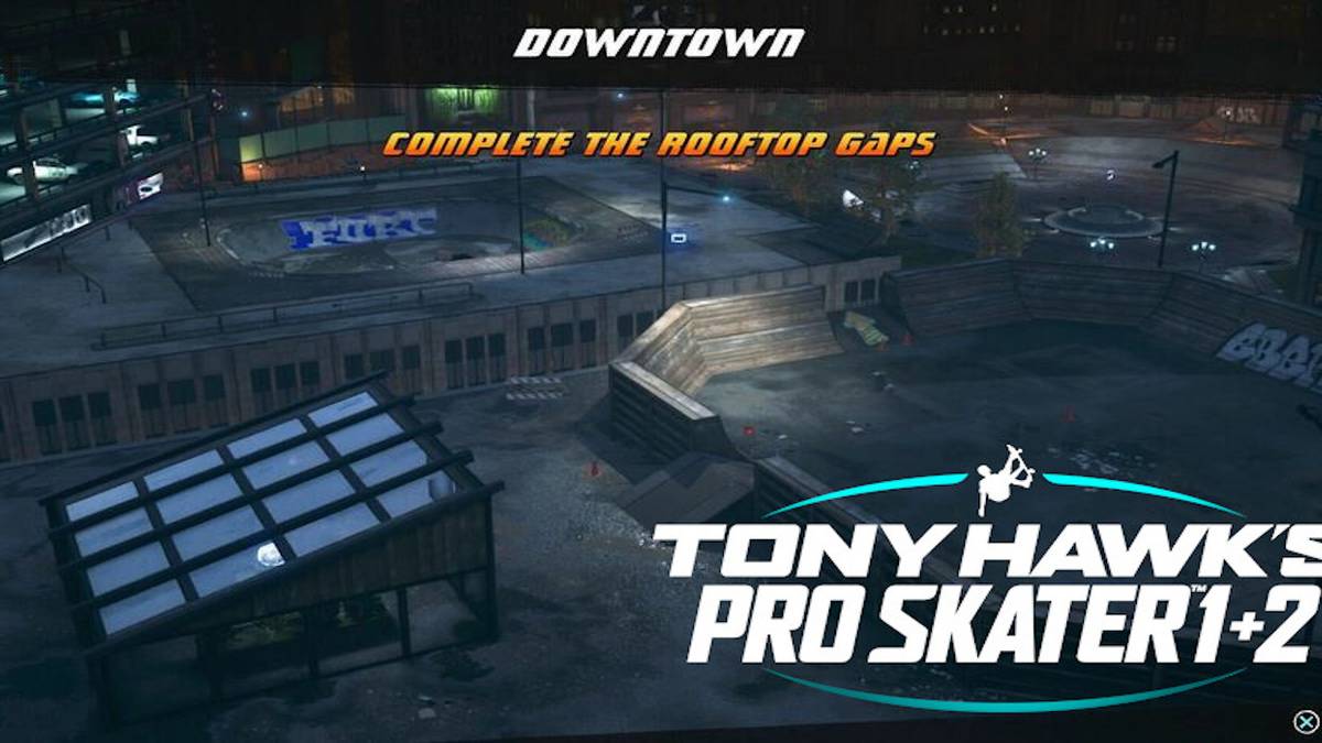 Complete the Rooftop Gaps Challenge Tony Hawk's Pro Skater Downtown