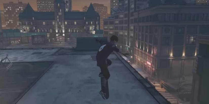 Complete the Rooftop Gaps Challenge Tony Hawk's Pro Skater Downtown